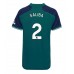 Maillot de foot Arsenal William Saliba #2 Troisième vêtements Femmes 2023-24 Manches Courtes